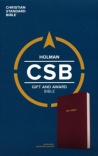 CSB Gift & Award Bible Leatherlook Burgundy